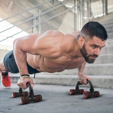 Флінтронік Підставки для віджимань, дошка для віджимань, складані, портативні, багатофункціональні, для тренувань всього тіла