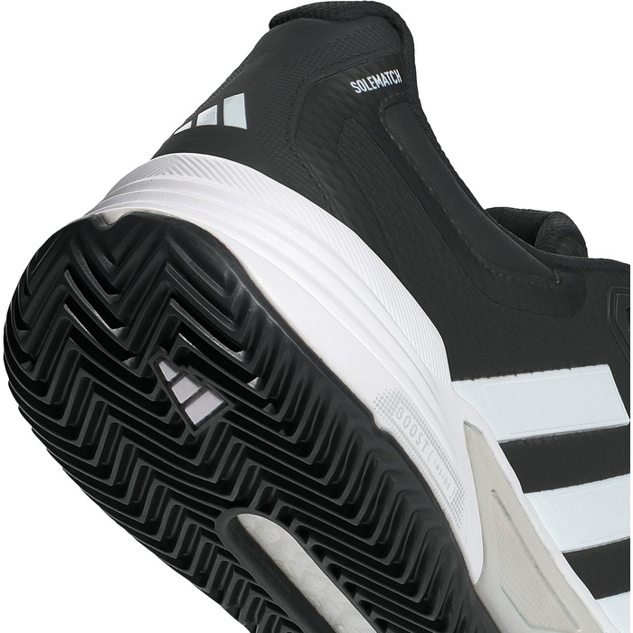 Тенісні кросівки adidas Solematch Control 2 Clay для ґрунту, чорний, білий, розмір 44 2/3 EU
