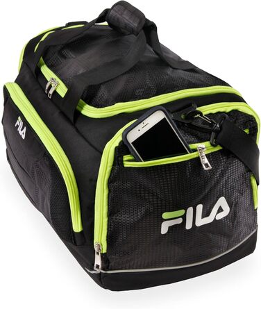 Спортивна сумка FILA Cypress Unisex, маленька сумка для спорту та аксесуарів, Onyx/Limette, універсальний розмір