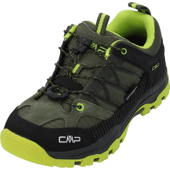 CMP Rigel Low Trekking Shoes Wp - Дитячі трекінгові черевики (40 EU, Kaki Acido)