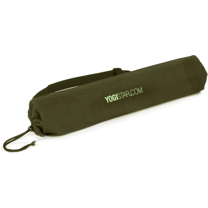 Сумка для йоги Yogistar Yogibag Basic, бавовна, 65 см, оливкова