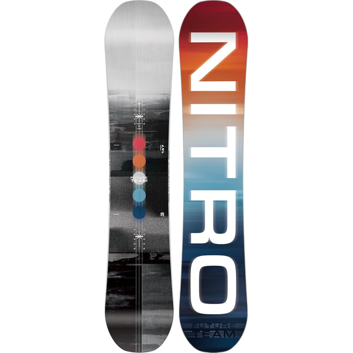 Дитяча сноуборд-дошка Nitro Future Team 23, 147 см, універсальна для фрістайлу та фрірайду, твин-тип, мультиколор