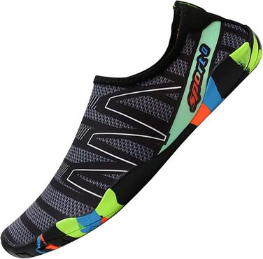 Водні черевики для жінок та чоловіків Tolaler: товсті, неслизькі, швидковисихаючі, міцні та довговічні. Ідеальні для пляжу, подорожей та плавання. Розмір 42 EU A 03