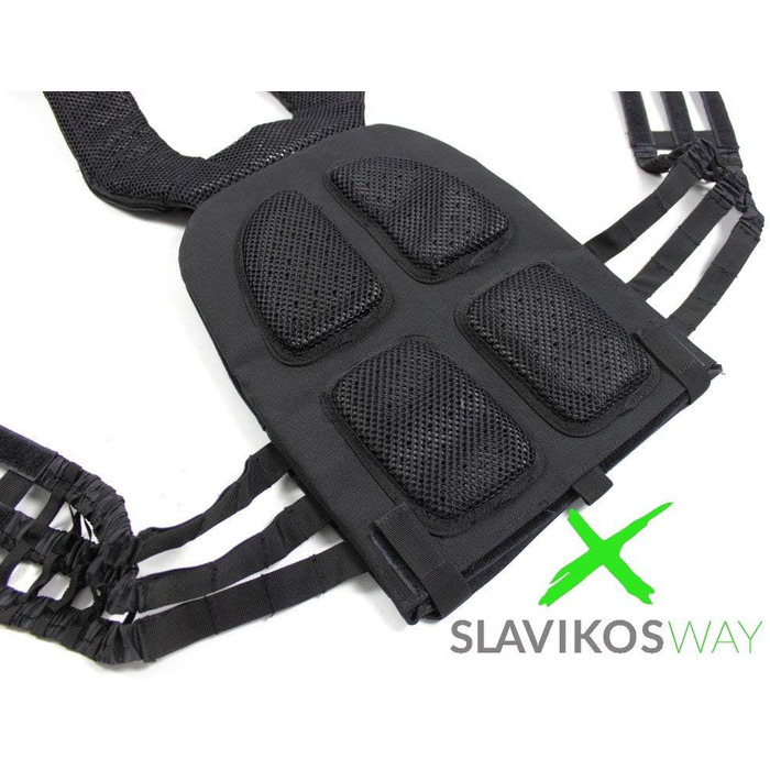 Жилет-обтяжувач Slavikosway 9,1 кг з пластинами для тренувань, калістеніки + фасціальна ролика