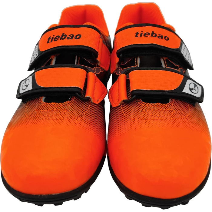 Дитячі футбольні бутси для гри на твердих поверхнях, розмір 25-37, помаранчеві