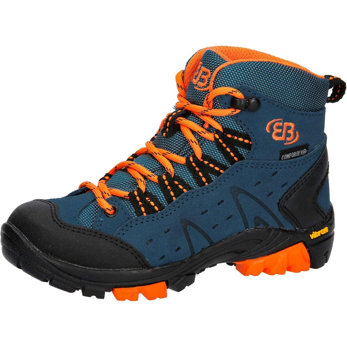 Черевики трекінгові та похідні для дітей Brütting Mount Bona High, 30 EU, Petrol Orange