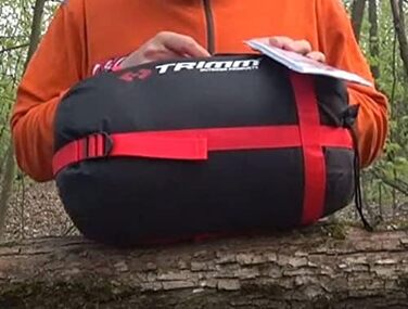Спальний мішок Trimm Balance Mumienschlafsack -25°C для кемпінгу, зимовий, сертифікат EN 13537, синій