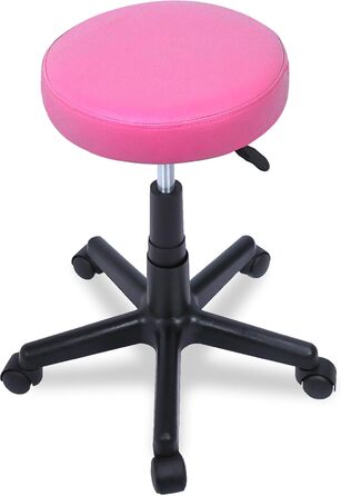 Мобільний масажний стіл Beltom® з 3 зонами, складний + табурет для косметології - Рожевий