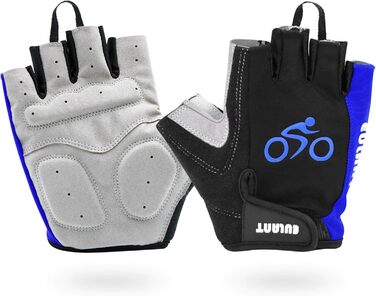 Велосипедні рукавички ONTYZZ: спортивні рукавички для їзди на велосипеді, кемпінгу та тренувань (L, блакитний)