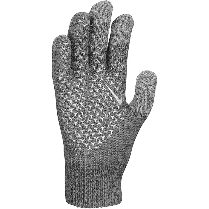 Чоловічі рукавички Nike Tech Knit з технологією Grip, чорно-білі, L/XL, 9317-27