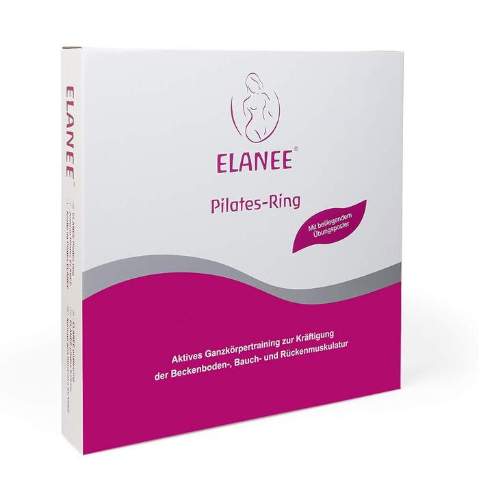Кільце для пілатесу Elanee з нековзними ручками для зміцнення м'язів тазу, живота та спини, з інструкцією (709-V1)