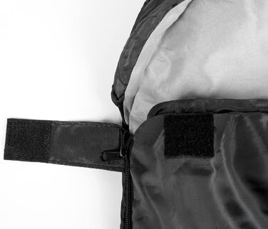 Сплячий мішок BESTIF для кемпінгу та відпочинку на природі: літній, водонепроникний, ультралегкий, компактний, 210x75 см, чорний