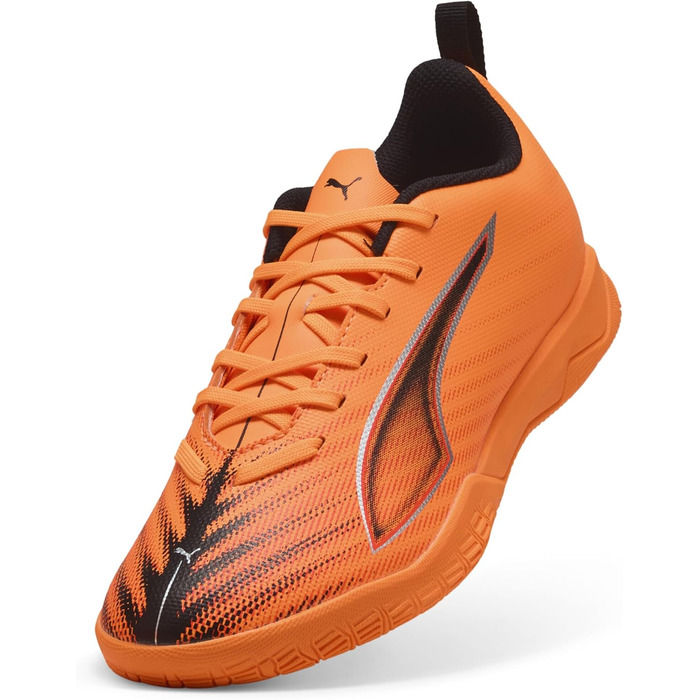 Дитячі футбольні бутси PUMA Ultra 6 Play It Jr (35 EU) - Чорний/Червоний