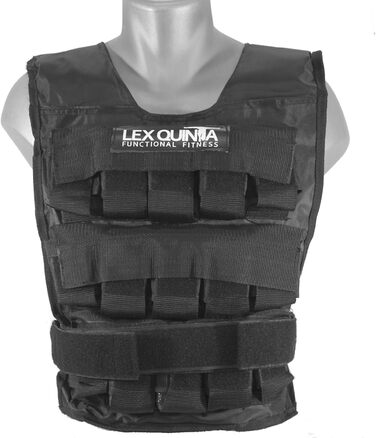 Жилет-обважнювач Lex Quinta Heavy Duty 15 кг з чавунними вантажами для тренувань