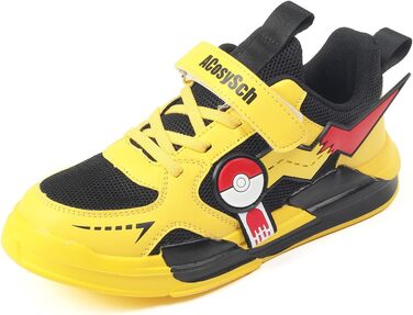 Дитячі кросівки Kinder Leicht для хлопчиків: спортивні, зручні, для занять фітнесом та активного відпочинку, розміри 28-39 EU, колір жовтий