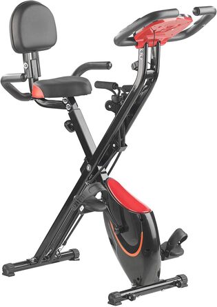PEARL Sports 2-в-1 складаний орбітрек з еспандерами та тримачем для планшета, 2,5 кг маховик, для дому та літніх людей