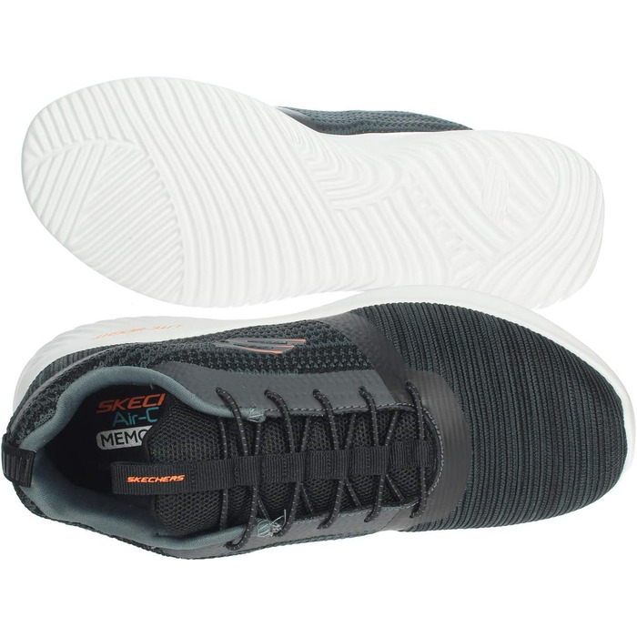 Чоловічі кросівки Skechers Bounder 45 EU, чорно-білі