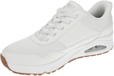 Чоловічі кросівки Skechers UNO - Banksia Hands Free Slip-ins, білі, розмір 46 EU, Duraleather, сітка