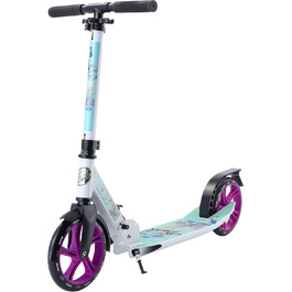 Дитячий та дорослий алюмінієвий самокат STAR SCOOTER з великими колесами 205 мм, міський круїзер для хлопчиків і дівчат від 6 років