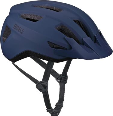 Велосипедний шолом BBB Cycling Condor 2.0 знімне візор MTB/шосе, синій матовий, L (58-62 см), travelbag
