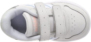 Кросівки баскетбольні adidas Hoops 2.0 CMF C для дітей, сірі та зелені, 27 EU