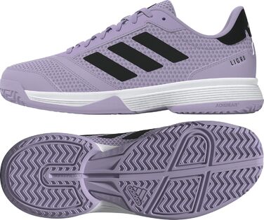 Дитячі кросівки Adidas Ligra 8 для залу - унісекс, Powder Plum/Core Black/Cloud White