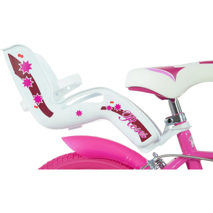 Дівчача дитячий велосипед SCH Roses 14 дюймів (4-6 років) Рожевий
