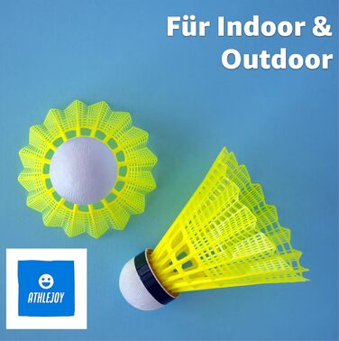 М'ячі для бадмінтону - тренувальні та змагальні - 12 шт.