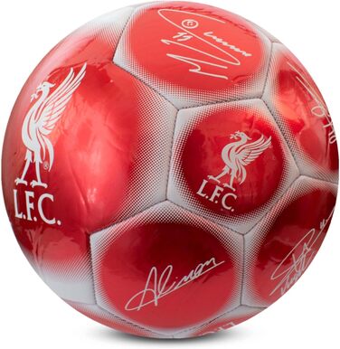 Офіційний футбольний м'яч Liverpool F.C. Hy-Pro, металевий, розмір 5, для тренувань і матчів, колекційний, для дітей і дорослих