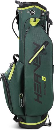 Сумка для гольфу Big Max Heaven 7 G Standbag Forestgreen-Lime з підставкою