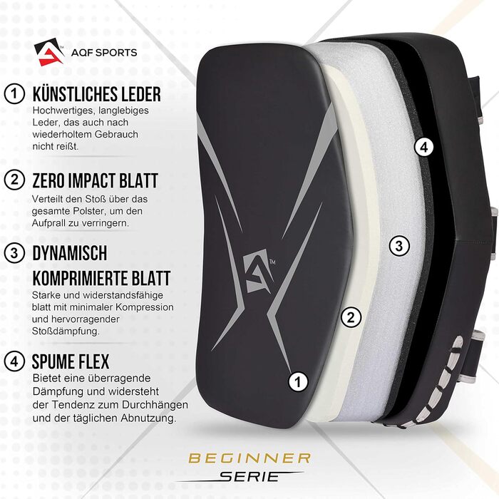 Шлагбаум Pratzen Maya-Leder Curved: бокс, кікбоксинг, муай-тай (одинарний, срібний)