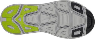 Чоловічі кросівки для бігу Skechers Max Cushioning Delta, чорний та лаймовий, розмір 45 EU, тканина