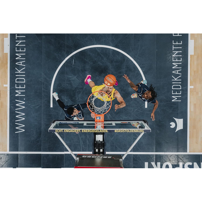 Баскетбольний м'яч Baden Elite Pro 7, офіційний BBL, помаранчевий