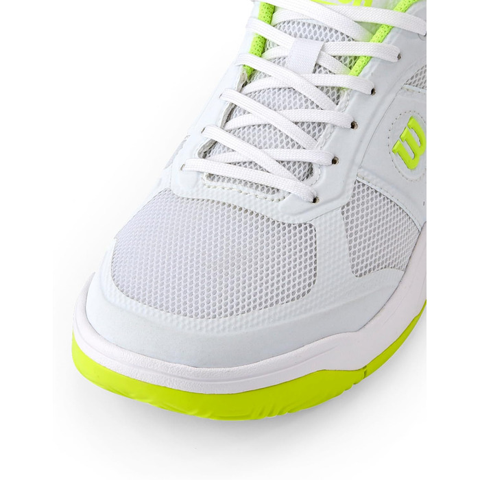 Жіночі кросівки для піклболу Wilson Pickle Pro (38 2/3 EU, білий, безпечний жовтий)