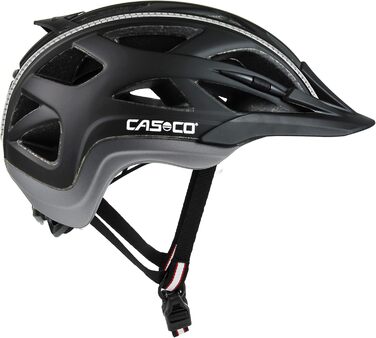 Велосипедний шолом Casco Active 2, чорний/сірий, розмір L (58-62 см)
