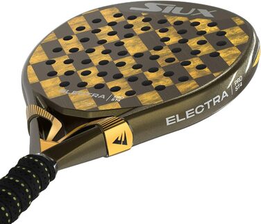 Siux Electra Stupa Pro St4 - чорний ракетковий вид спорту для падел-тенісу, 365г