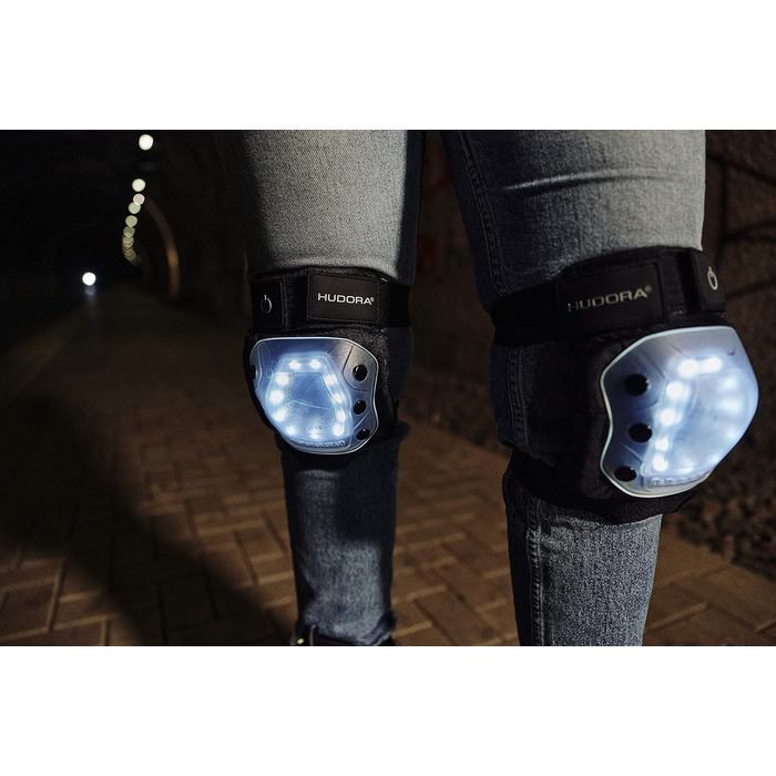 Набір захисних накладок HUDORA з LED, розмір S
