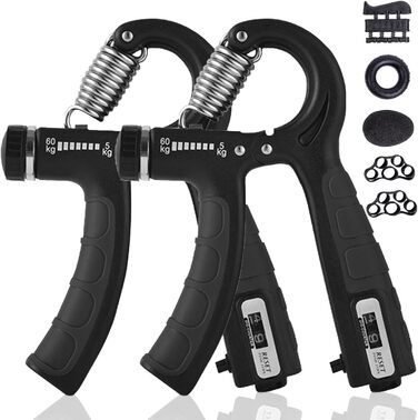 Набір для тренування рук та пальців (2 шт.), регульований, 5-60 кг, для спортсменів та відновлення