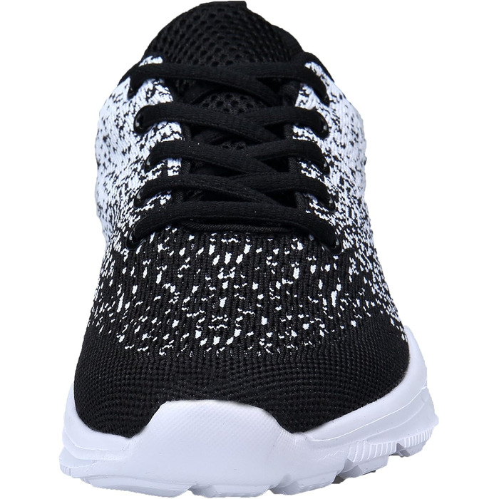 Кросівки для бігу та повсякденного носіння, чорно-білі, 35 EU