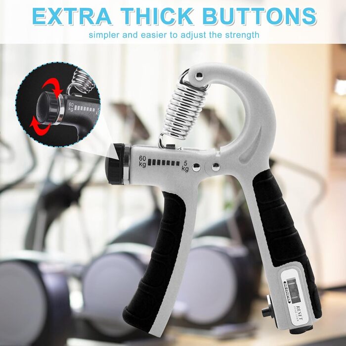 Набір для тренування рук та пальців (2 шт.), регульований, 5-60 кг, для спортсменів та відновлення