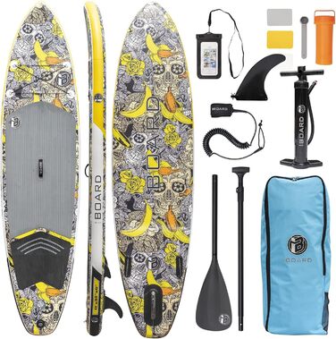 Надувна SUP-дошка iBOARD 11×32×6 дюймів з комплектом аксесуарів