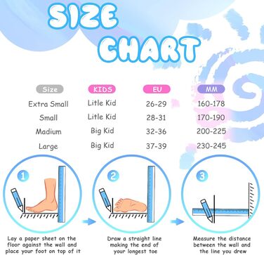 Роликові ковзани TOMSHOO для дівчаток, дитячі ролики з LED-підсвіткою, регульовані, для початківців, подарунок (блакитний, XS (26-29 EU / 160-178 MM))
