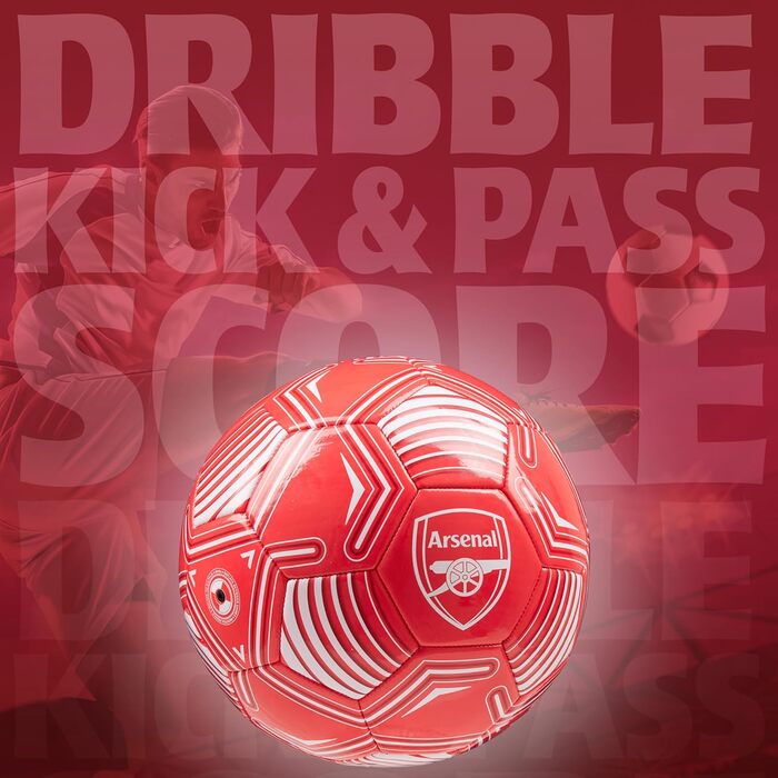 Футбольний м’яч Arsenal FC, офіційний, розмір 3/4/5, червоний, подарунок для фанатів