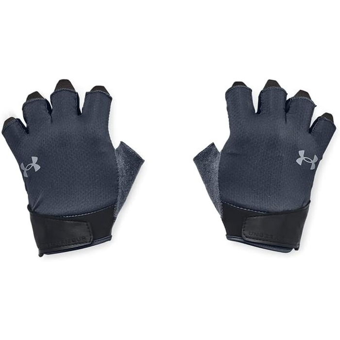 Чоловічі спортивні рукавички Under Armour Haf Finger Gloves (XXL, сірий/чорний/хавбор)