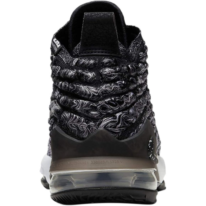 Дитячі баскетбольні кросівки Nike Lebron 17 Grade School (6.5, чорний/чорний/білий)