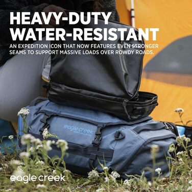Дорожня сумка Eagle Creek Cargo Hauler 40 л, водостійка, зносостійка, з переробленого поліестеру, 32x56x23 см, сірий