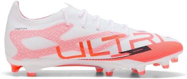 Футбольні бутси PUMA Ultra 5 Pro FG/AG (40.5 EU, білий/чорний/червоний)