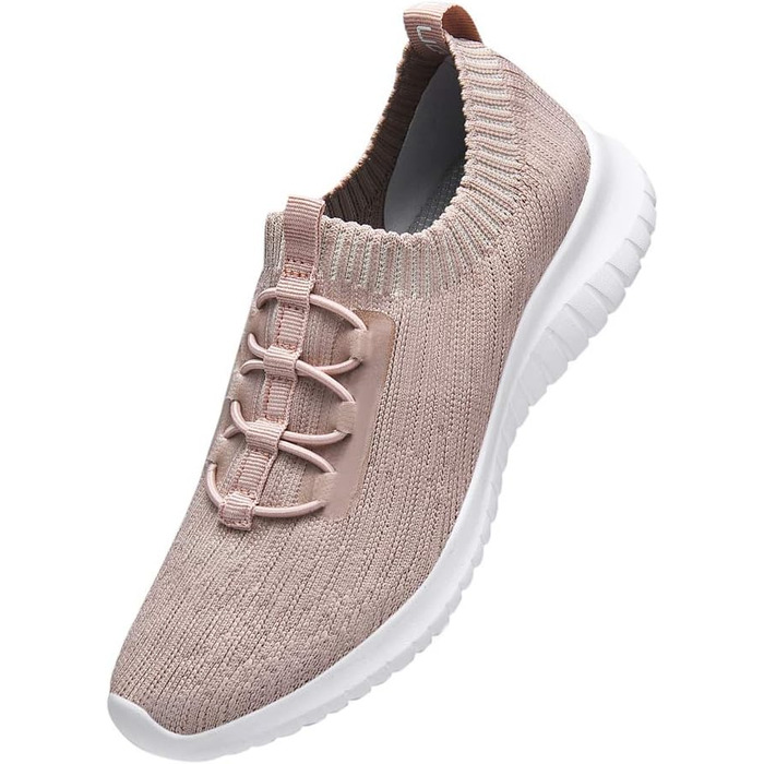 Жіночі кеди TIOSEBON slip-on, бежеві, 36 EU - легкі дихаючі кросівки для прогулянок та спорту