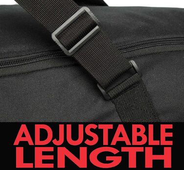 Чохол для сноуборду Gepolsterte: ідеальний для подорожей літаком, вміщує сноуборд, окуляри, рукавички, лижі, підходить для відпочинку на природі, кемпінгу. Розміри: 155 см та 165 см. Чорний, 165 см