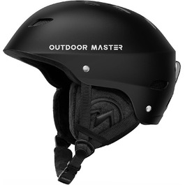 Шолом OutdoorMaster Kelvin для гірськолижного спорту та сноубордингу (унісекс), чорний, M